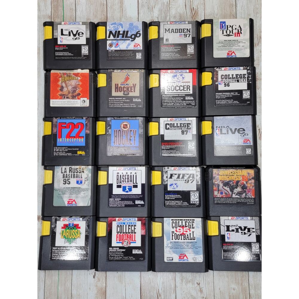 Sega Genesis Games Lot of 20 Sports Games